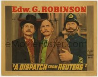 5b326 DISPATCH FROM REUTERS LC 1940 Edward G. Robinson & another with police officer!