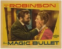 5b333 DR. EHRLICH'S MAGIC BULLET LC 1940 close up of Edward G. Robinson & young wife Ruth Gordon!