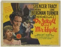 5b040 DR. JEKYLL & MR. HYDE TC 1941 Spencer Tracy, Ingrid Bergman & Lana Turner, Victor Fleming!