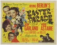 5b042 EASTER PARADE TC 1948 Judy Garland, Fred Astaire, Irving Berlin, Al Hirschfeld art!