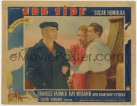 5b354 EBB TIDE LC 1937 great close up of pretty Frances Farmer, Oscar Homolka & Ray Milland!