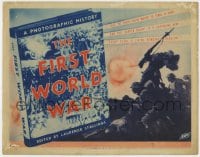 5b049 FIRST WORLD WAR TC 1934 it tells the WWI truth waited 20 years to hear, ultra rare!