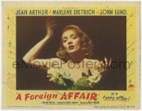 5b390 FOREIGN AFFAIR LC #2 1948 best close up of sexy Marlene Dietrich in low-cut dress!