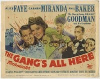 5b055 GANG'S ALL HERE TC 1943 Carmen Miranda, Alice Faye, Phil Baker, Benny Goodman & Orchestra!
