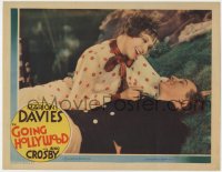 5b421 GOING HOLLYWOOD LC 1933 romantic c/u of Fifi D'Orsay & Bing Crosby flirting on the ground!