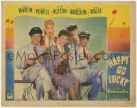 5b450 HAPPY GO LUCKY LC 1943 Mary Martin, Dick Powell, Betty Hutton, Eddie Bracken, Rudy Vallee