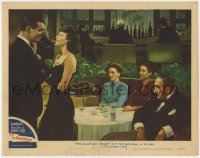 5b478 HUCKSTERS LC #5 1947 Deborah Kerr & others watch Clark Gable dancing with Ava Gardner!