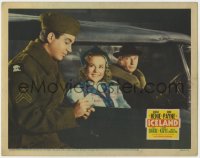 5b486 ICELAND LC 1942 Sterling Holloway watches Sonja Henie give her number to soldier John Payne!
