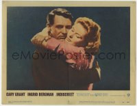 5b491 INDISCREET LC #5 1958 best c/u of Cary Grant & Ingrid Bergman, directed by Stanley Donen!