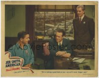 5b502 JOE SMITH AMERICAN LC 1942 Harvey Stephens & man look at Robert Young so they don't forget him!