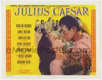 5b068 JULIUS CAESAR int'l TC R1969 Marlon Brando, James Mason, Greer Garson, Calhern, Shakespeare!