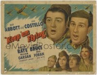 5b069 KEEP 'EM FLYING TC 1941 Bud Abbott & Lou Costello in the United States Air Force, Martha Raye