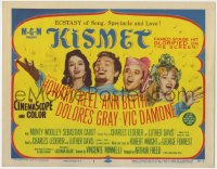 5b071 KISMET TC 1957 Howard Keel, Ann Blyth, ecstasy of song, spectacle & love!