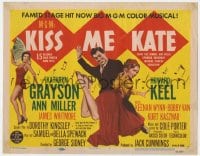 5b072 KISS ME KATE TC 1953 great image of Howard Keel spanking Kathryn Grayson, sexy Ann Miller!