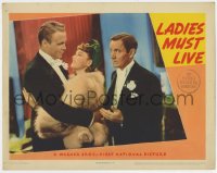 5b524 LADIES MUST LIVE LC 1940 c/u of Wayne Morris & Rosemary Lane embracing by Roscoe Karns!