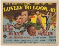 5b074 LOVELY TO LOOK AT TC 1952 sexy Ann Miller, wacky Red Skelton, Howard Keel & Kathryn Grayson!
