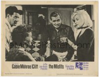 5b590 MISFITS LC #4 1961 Clark Gable, sexy Marilyn Monroe, Thelma Ritter, Eli Wallach, John Huston