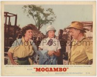 5b595 MOGAMBO LC #3 1953 Clark Gable in love triangle with Grace Kelly & Ava Gardner in Africa!