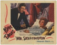 5b603 MR. SKEFFINGTON LC 1944 close up of Claude Rains staring at Bette Davis laying in bed!