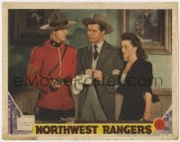 5b642 NORTHWEST RANGERS LC 1942 Mountie William Lundigan w/ James Craig & pretty Patricia Dane!