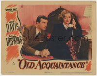 5b650 OLD ACQUAINTANCE LC 1943 John Loder comforts Bette Davis as she receives bad news by phone!