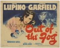 5b087 OUT OF THE FOG TC 1941 art of sexy Ida Lupino & John Garfield, Thomas Mitchell, Eddie Albert