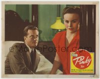 5b678 PINKY LC #3 1949 Elia Kazan, William Lundigan stares at light-skinned Jeanne Crain!