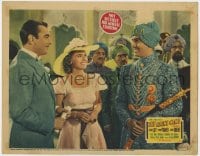 5b693 RAINS CAME LC 1939 Tyrone Power in royal outfit with George Brent & pretty Brenda Joyce!