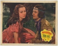5b696 RAMONA LC 1936 best c/u of beautiful Loretta Young & Native American Indian Don Ameche!