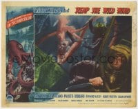 5b701 REAP THE WILD WIND LC 1942 best image of deep sea diver John Wayne fighting giant octopus!
