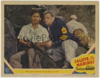 5b742 SALUTE TO THE MARINES LC #4 1943 Wallace Beery tells Keye Luke to hold the road longer!