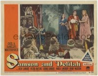 5b744 SAMSON & DELILAH LC #8 1949 Victor Mature, Hedy Lamarr, Cecil B. DeMille classic epic!
