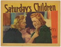 5b751 SATURDAY'S CHILDREN LC 1940 close up of Lee Patrick comforting worried Anne Shirley!