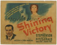 5b103 SHINING VICTORY TC 1941 Geraldine Fitzgerald, James Stephenson, from A.J. Cronin play!