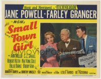 5b779 SMALL TOWN GIRL LC #4 1953 S.Z. Sakall between Jane Powell & Bobby Van, all with newspapers!