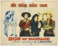 5b789 SON OF PALEFACE LC #1 1952 Roy Rogers & Trigger, Bob Hope, sexy Jane Russell!