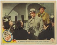 5b794 SONG OF RUSSIA LC #8 1944 reporters question Robert Taylor & Benchley getting off airplane!