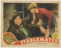 5b804 STABLEMATES LC 1938 Mickey Rooney wants tramp Wallace Beery to get out of the stable!