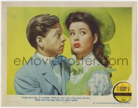 5b830 SUMMER HOLIDAY LC #2 1947 Mickey Rooney can't get a kiss from pretty Gloria DeHaven!