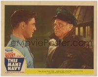 5b874 THIS MAN'S NAVY LC #2 1945 close up of Wallace Beery & Tom Drake, directed by William Wellman