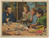 5b886 THUNDERHEAD - SON OF FLICKA LC 1945 Preston Foster, Rita Johnson & kids sitting at table!