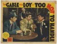 5b901 TOO HOT TO HANDLE LC 1938 Leo Carrillo in tuxedo tells Clark Gable & Pidgeon it's all fixed!