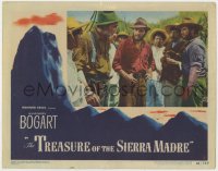 5b906 TREASURE OF THE SIERRA MADRE LC #7 1948 Humphrey Bogart, Holt & Huston meet with Indians!