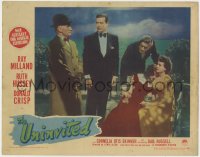 5b929 UNINVITED LC #7 1944 Ray Milland, Ruth Hussey, Donald Crisp & Gail Russell outdoors!