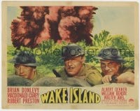 5b945 WAKE ISLAND LC 1942 Brian Donlevy, Macdonald Carey & Robert Preston by explosion in WWII!