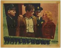 5b949 WATERFRONT LC 1939 Gloria Dickson glares at Dennis Morgan as he is arrested!