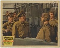 5b975 WING & A PRAYER LC 1944 Don Ameche watches Charles Bickford glare angrily at Dana Andrews!