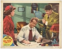5b991 YELLOW CAB MAN LC #4 1950 angry Edward Arnold about to hit Red Skelton with a piece of glass!