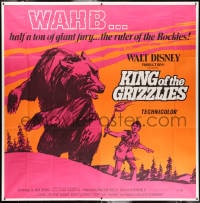 5c099 KING OF THE GRIZZLIES 6sh 1970 Walt Disney, half a ton of giant fury, ruler of the Rockies!