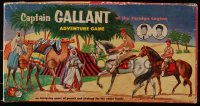 5c058 CAPTAIN GALLANT OF THE FOREIGN LEGION board game 1955 Buster Crabbe, pursuit & strategy!